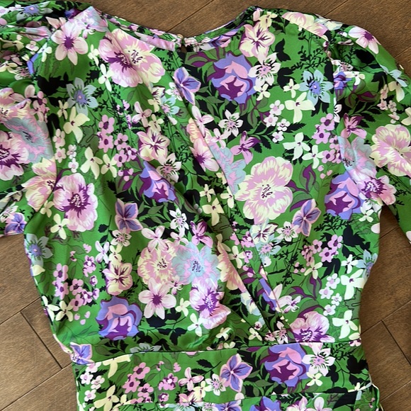 NWT. SHEIN asymmetrical dress with built in scarf. - Picture 2 of 8